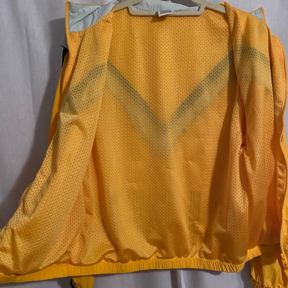 Yellow and white Victoria secret PINK windbreaker - Picture 4 of 4